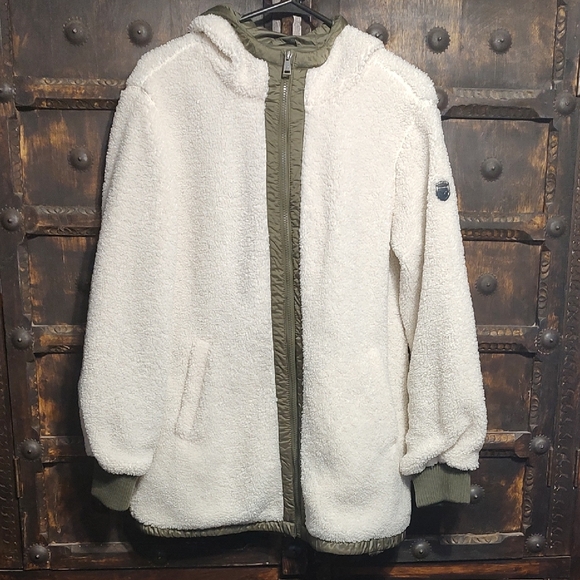 One Madison Expedition Heritage Collection Super Soft Faux Shearling Coat Jacket - Picture 1 of 11